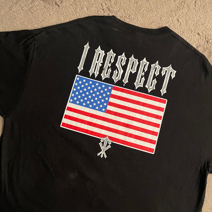 2017 WWE Undertaker "I Respect USA Flag" Tee (2XL)