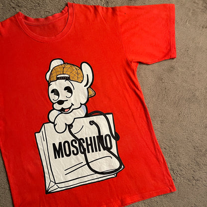 Moschino Multi Pudge Print Jersey Tee (XL)