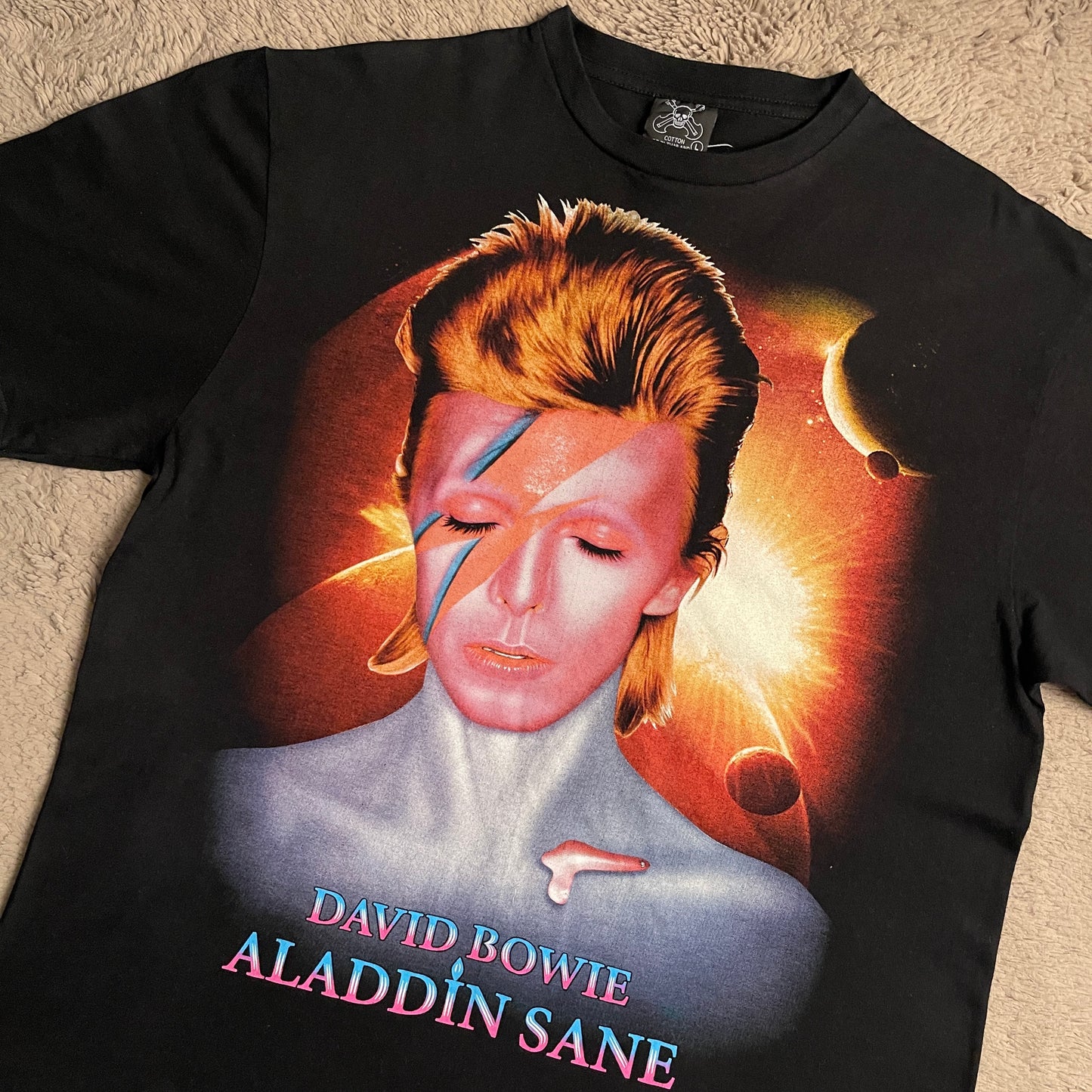 David Bowie 'Aladdin Sane' Album Tee (L)