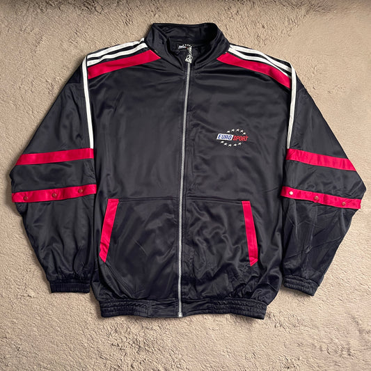 Vintage Euro Sport Windbreaker Jacket (2XL)