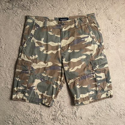 American Eagle Camouflage Cargo Shorts (W36)