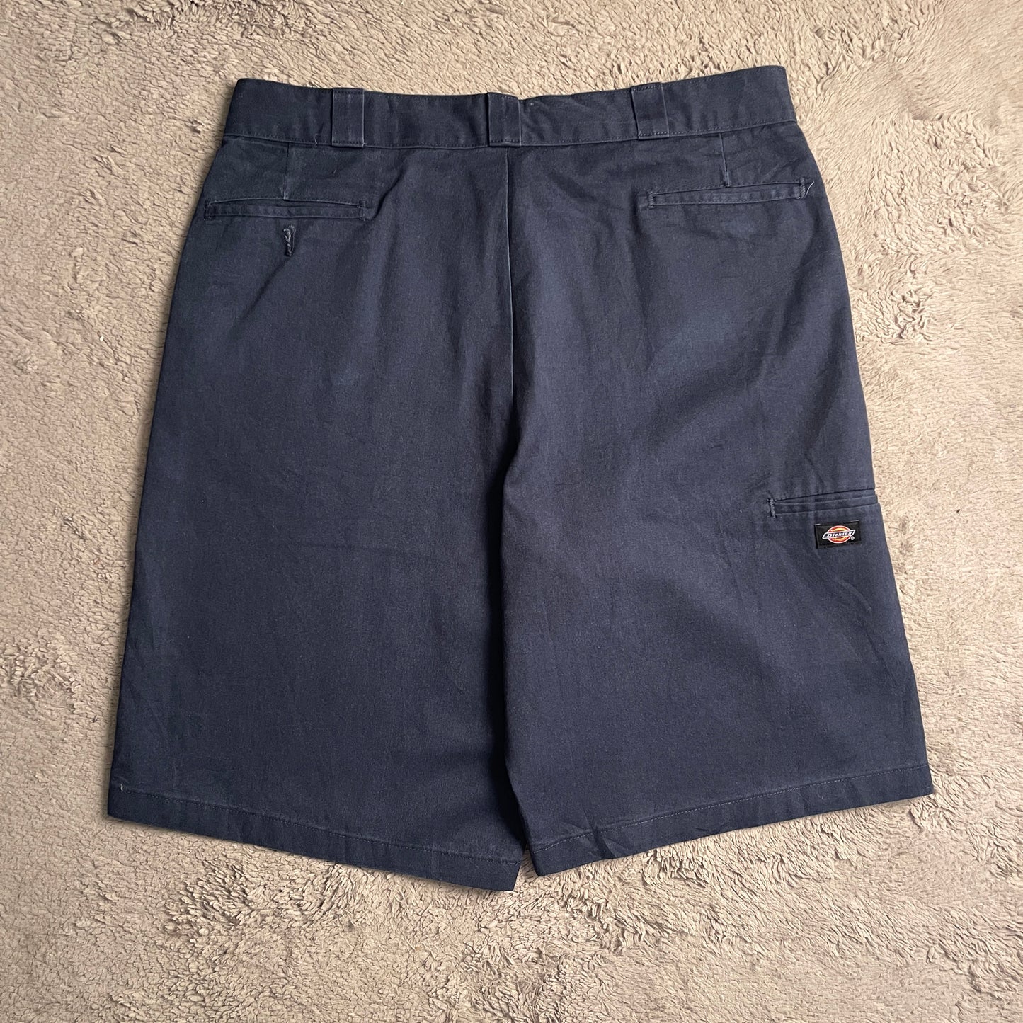 Dickies Loose Fit Navy Blue Shorts (W38)