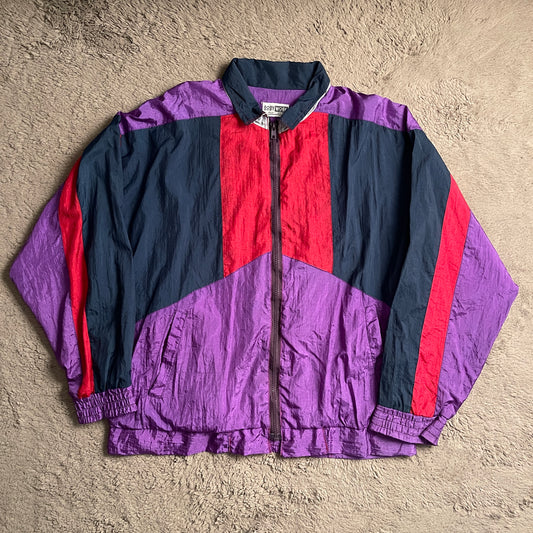 80's BodyWork Multicolor Windbreaker Jacker (M)
