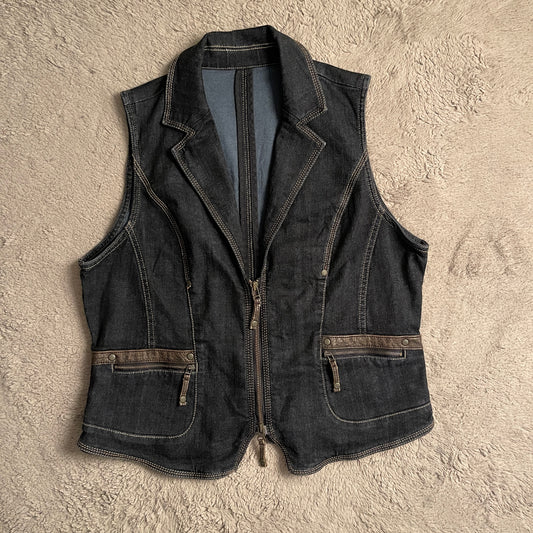 Vintage Bonita Denim Vest (L)