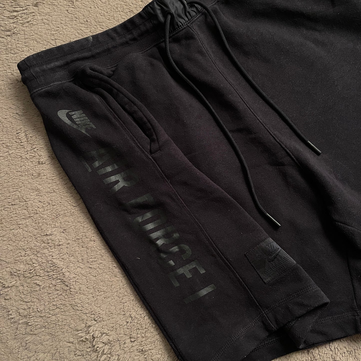 Nike Air Force I Black Shorts (XL)