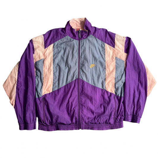 Vintage Nike Tri-color Windbreaker Jacket (XL)