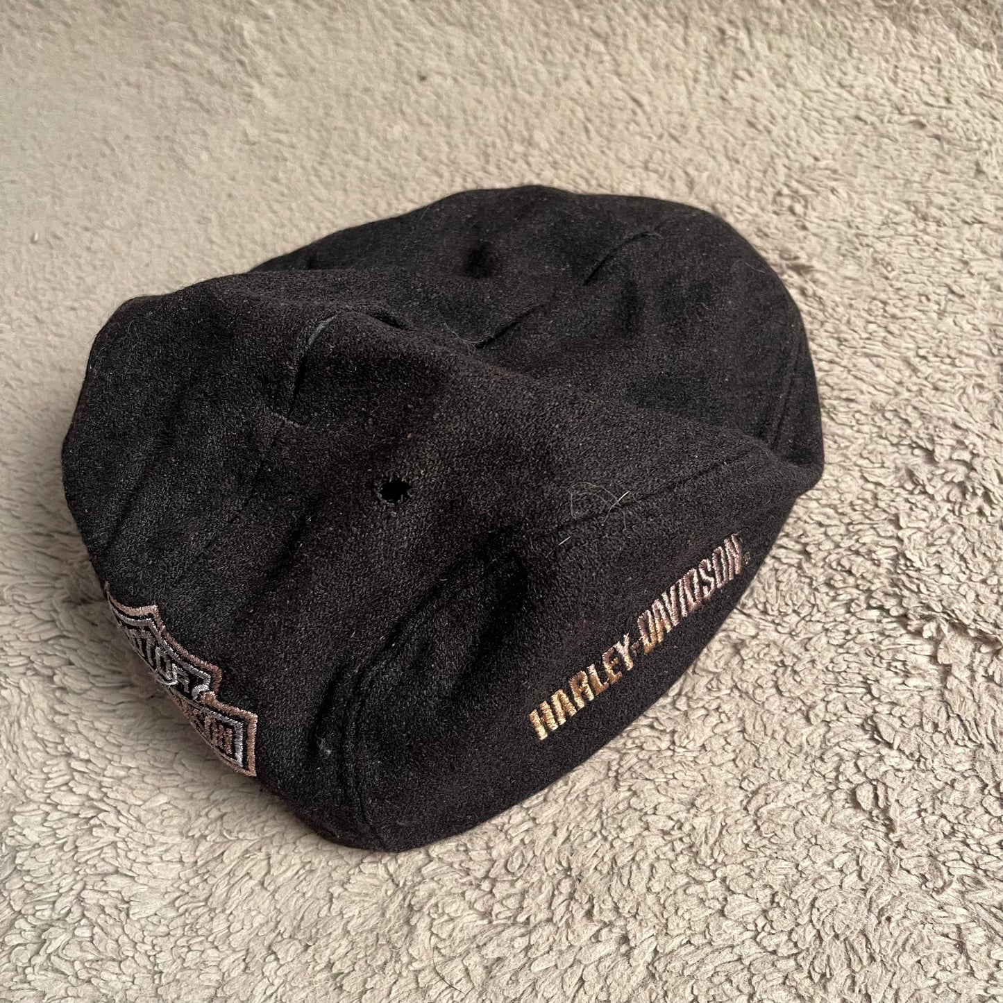 Vintage Harley Davidson Beret Hat