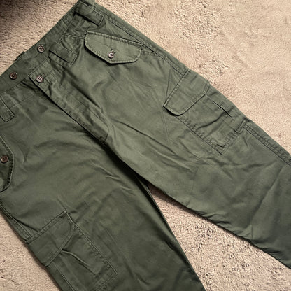 Army Green Cargo Straight Pants (W34)