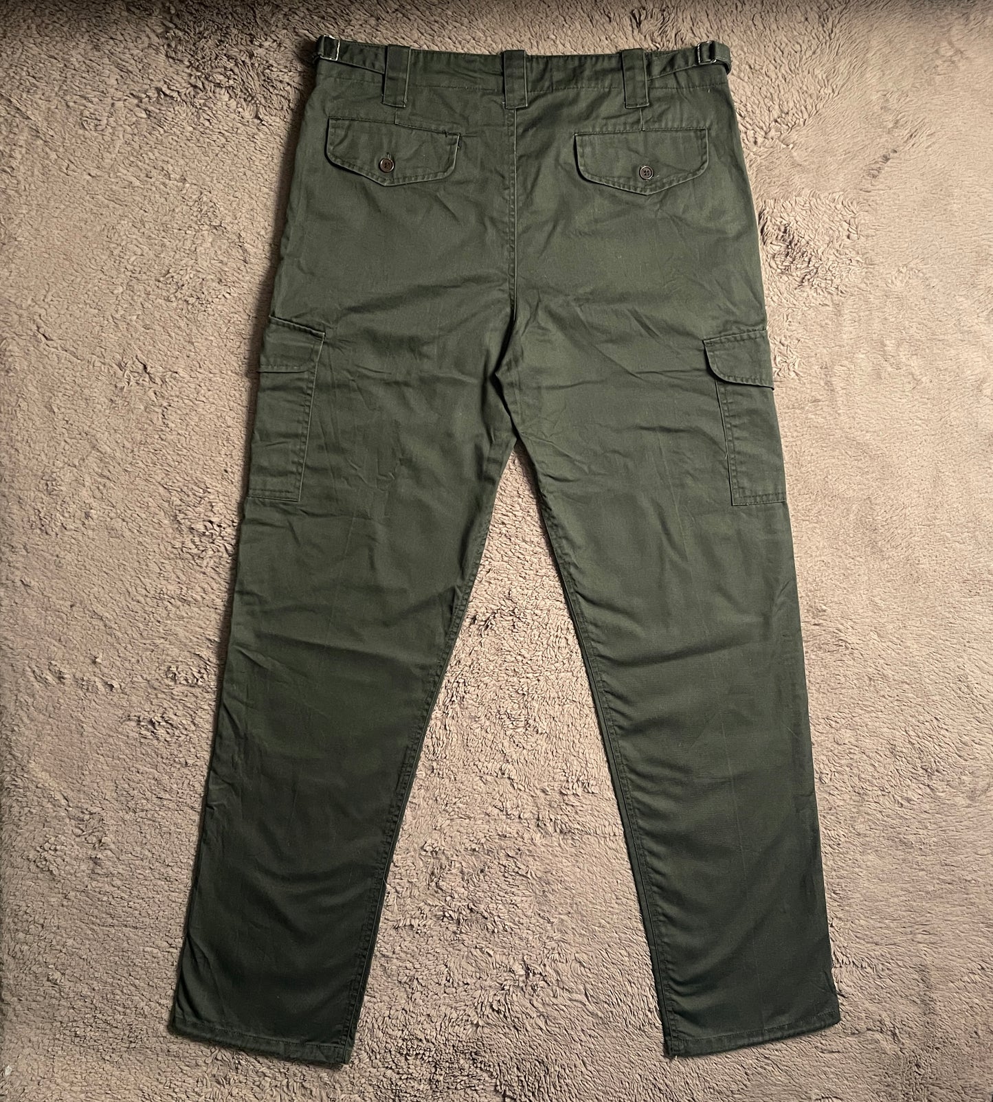 Army Green Cargo Straight Pants (W34)