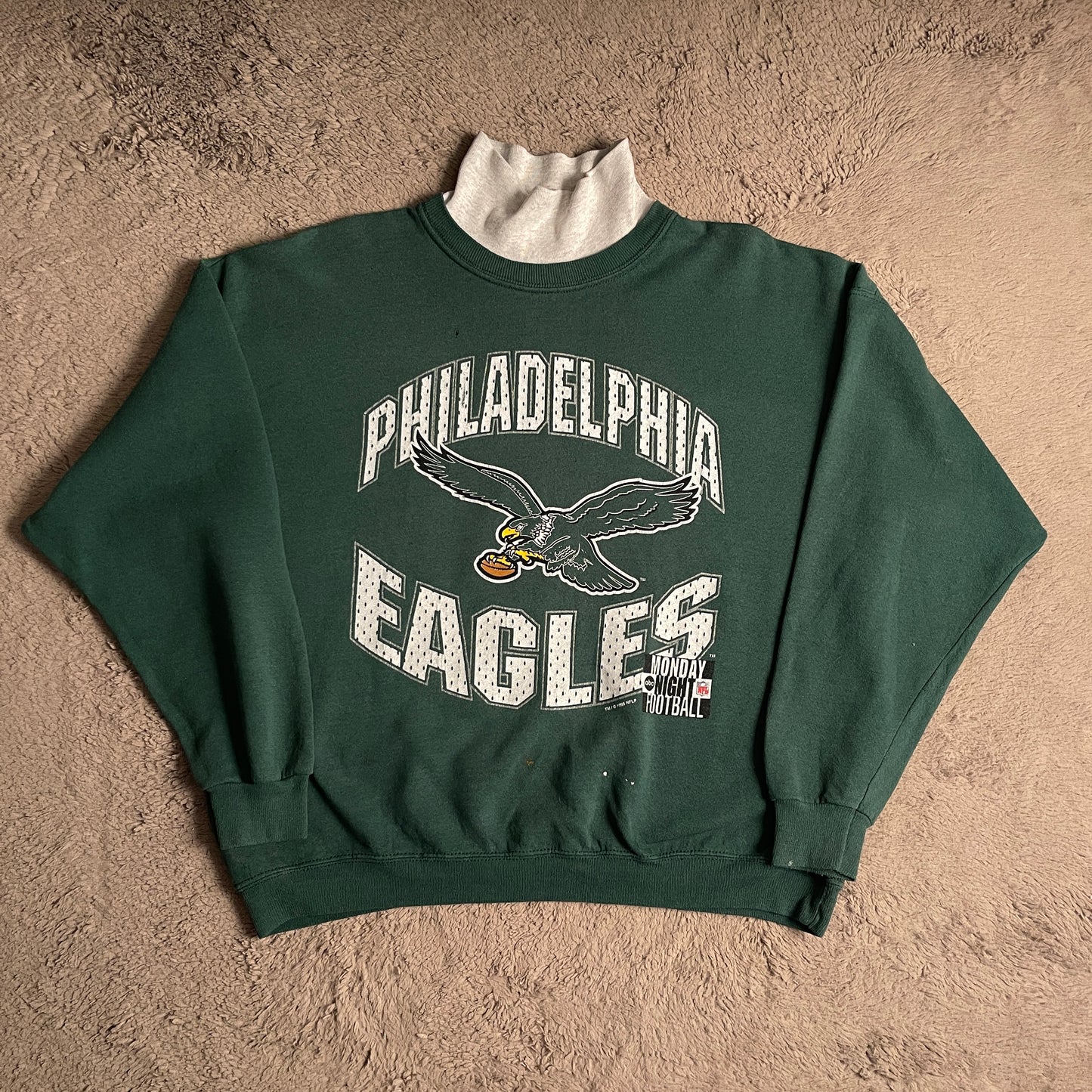 1995 NFL Philadelphia Eagles Stacked Crewneck (XL)