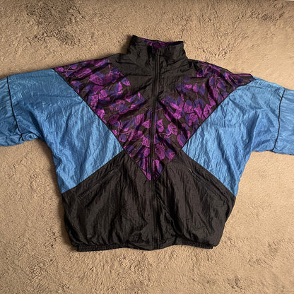 90's Multicolor Windbreaker Jacket (XL)