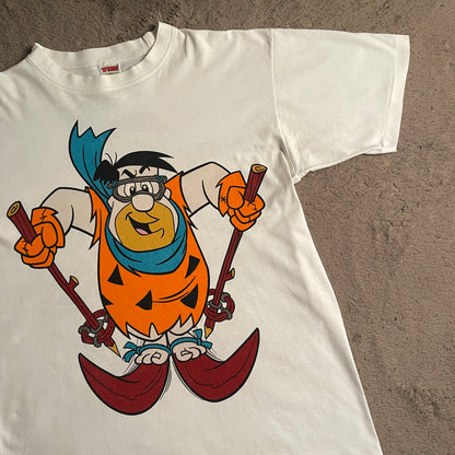 Vintage 1993 Flintstones Fred Ski Tee (L)