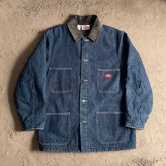 Vintage Dickies Denim/Corduroy Chore Coat Jacket (XL)