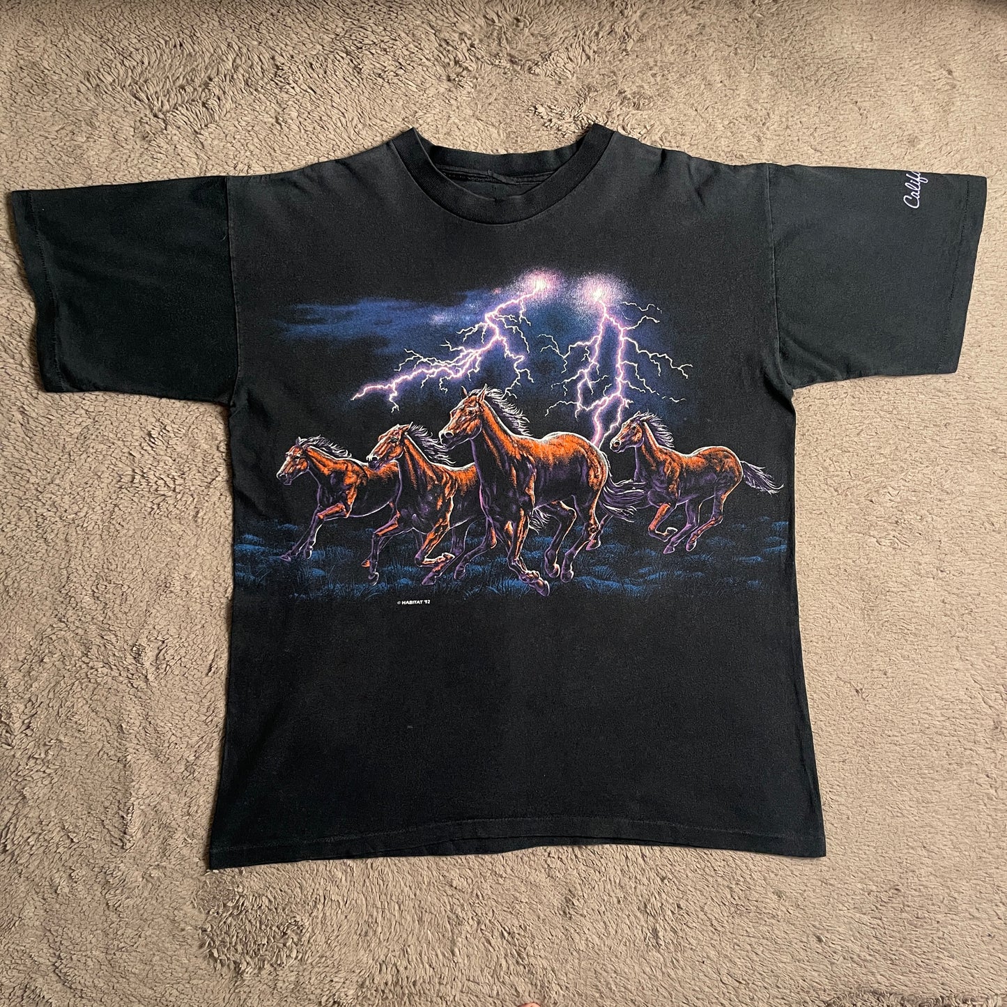 1992 California Horse Habitat Thunder Tee (XL)