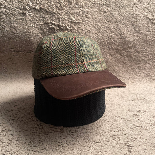 Tweed Suede Baseball Hat