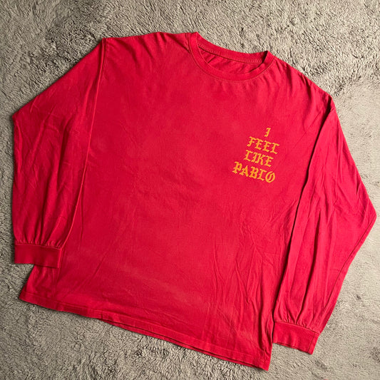 Kanye West 'I Feel Like Pablo' Long Sleeves Tee (2XL)