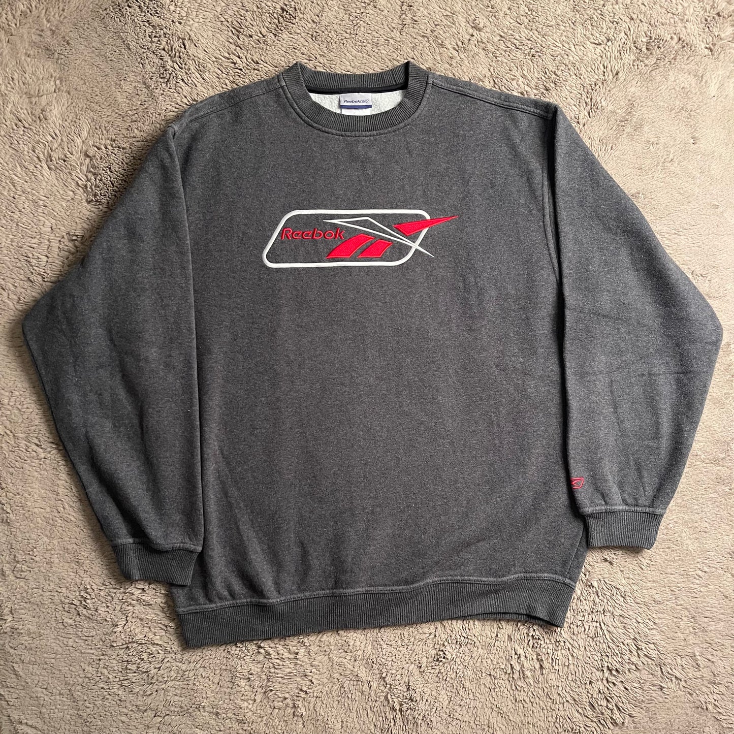 Vintage Reebok Logo Crewneck (XL)