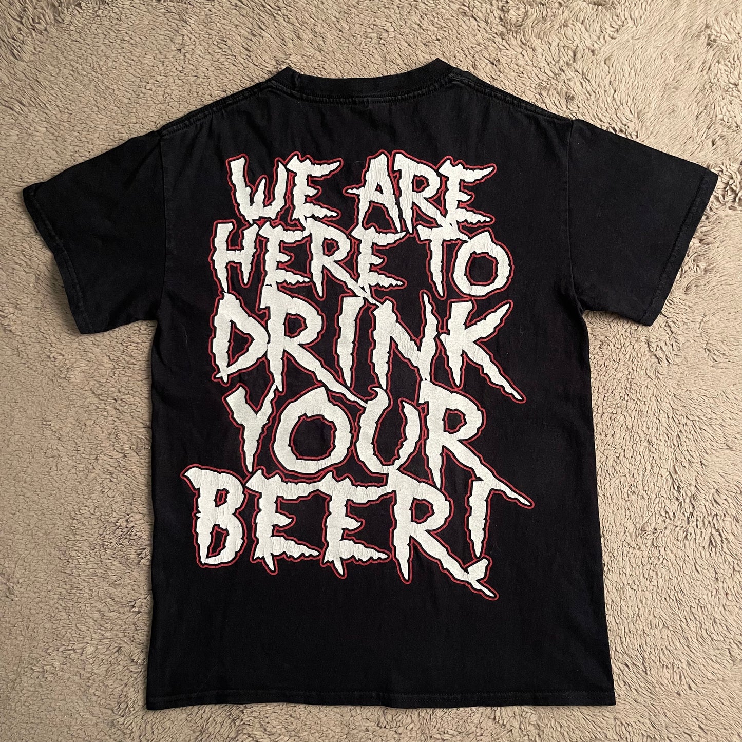 Alestorm 'We Are Here To Drink Your Beer!' Tee (S)