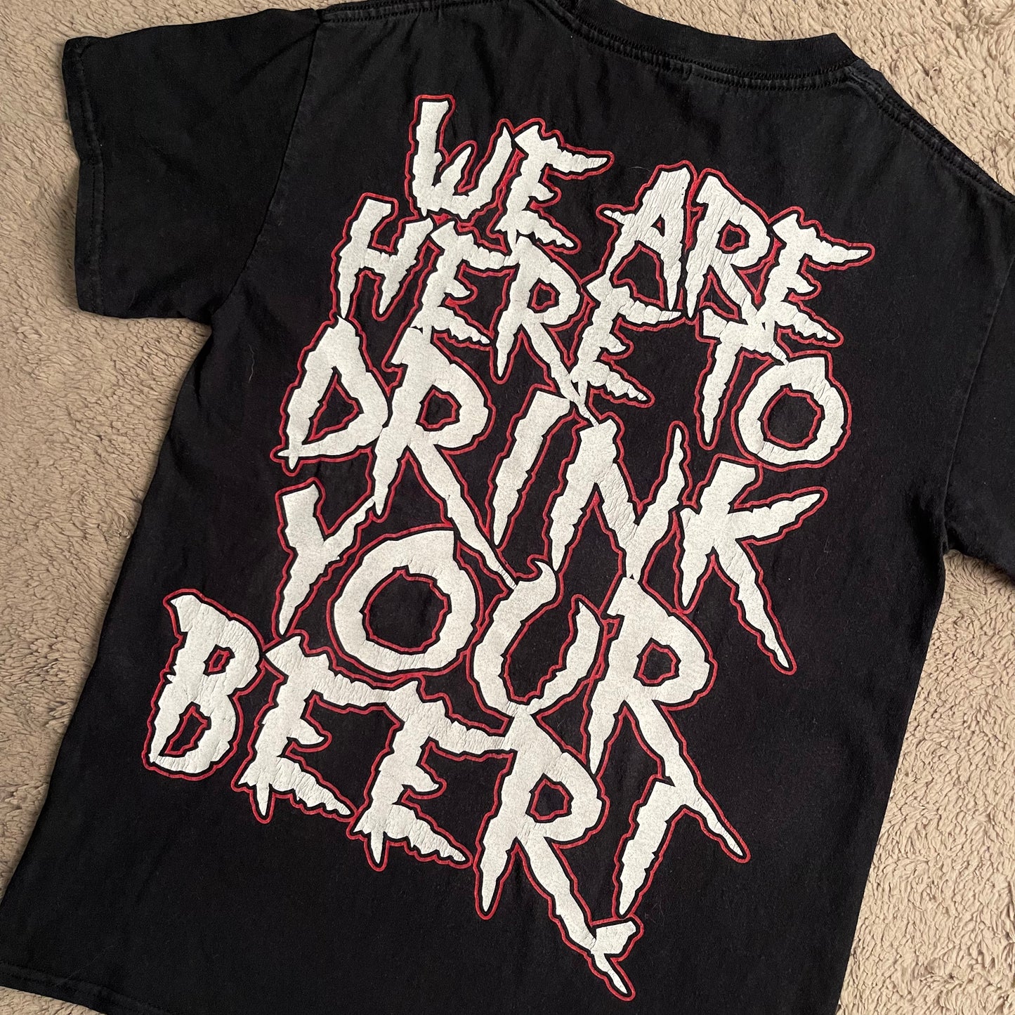 Alestorm 'We Are Here To Drink Your Beer!' Tee (S)