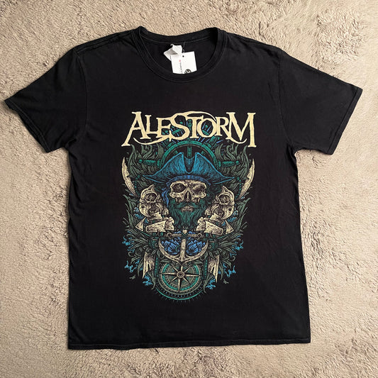 Alestorm 'Rum, Beer, Quests, Mead' Tee (L)
