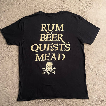 Alestorm 'Rum, Beer, Quests, Mead' Tee (L)