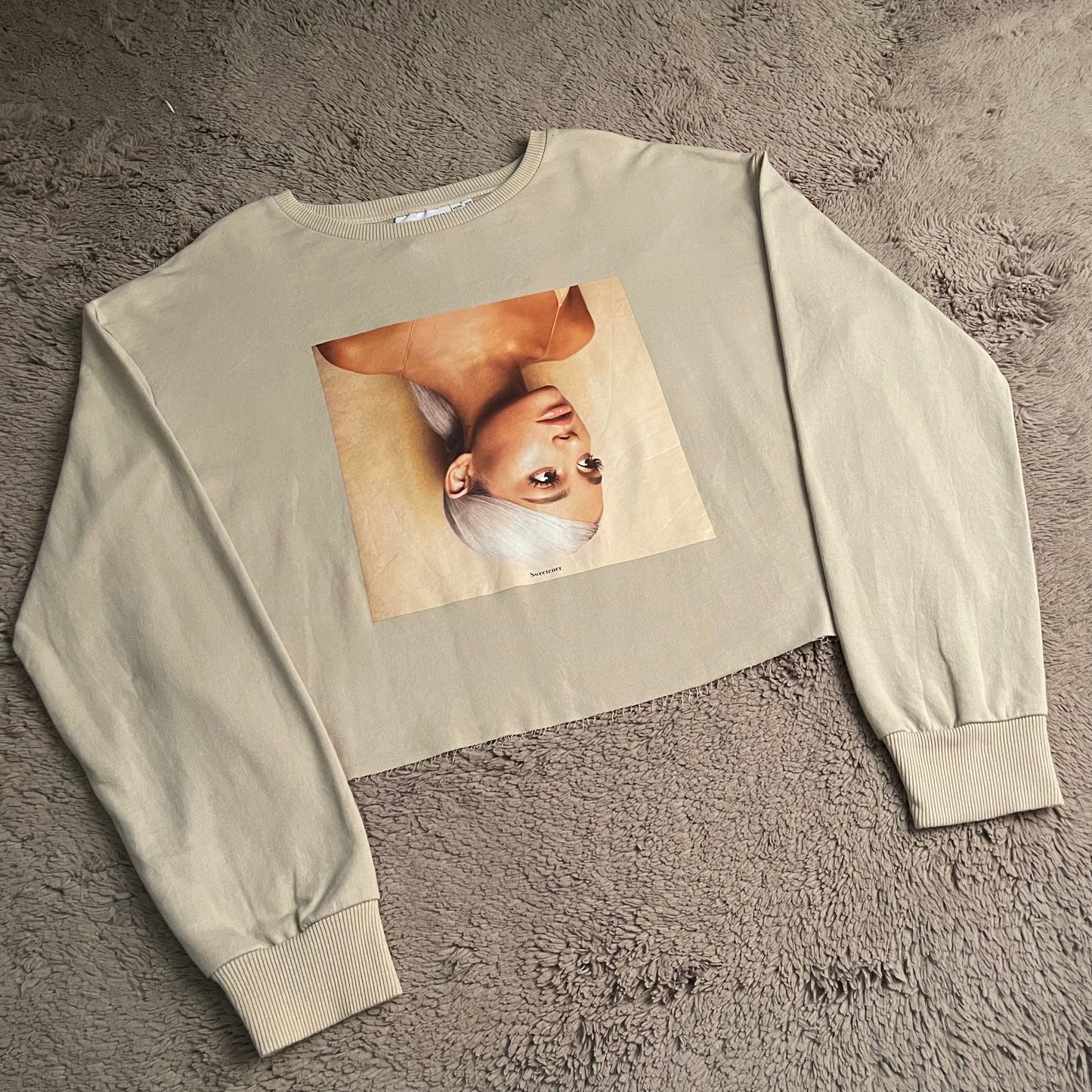 Ariana Grande 2018 Sweetener 2018 Tour Cropped Long Sleeves (M)