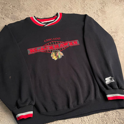 Chicago Blackhawks Starter Sweatshirt (L)