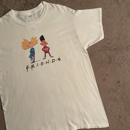 90s Hey Arnold! x F.R.I.E.N.D.S Tee (L)