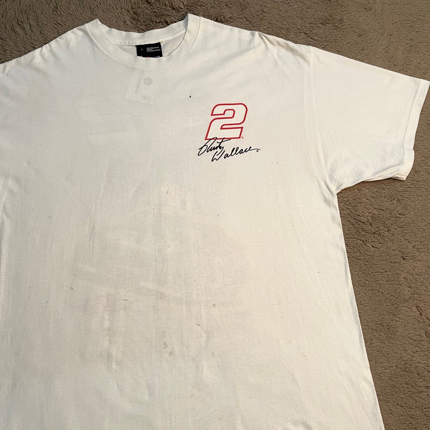 NASCAR #2 Rusty Wallace by Sam bass Tee (L)