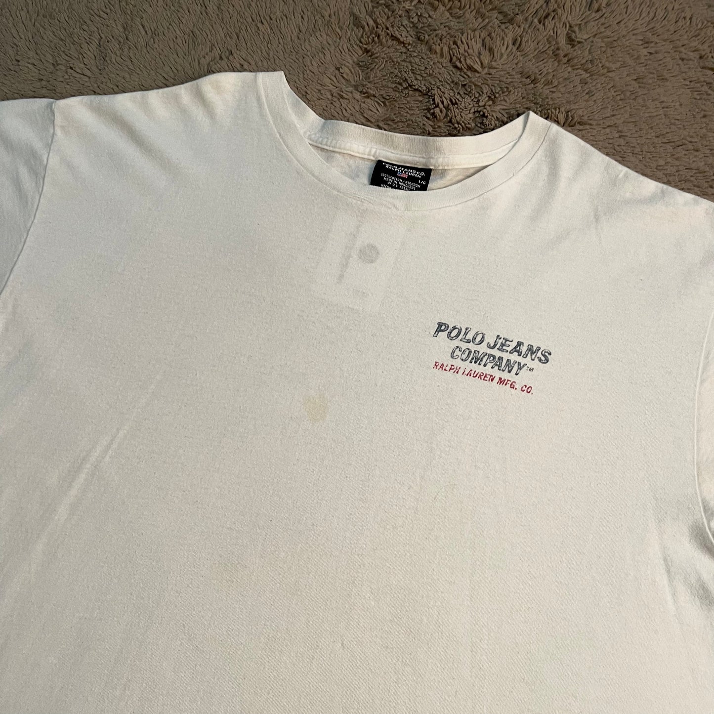 Polo Ralph Lauren White Tee (L)