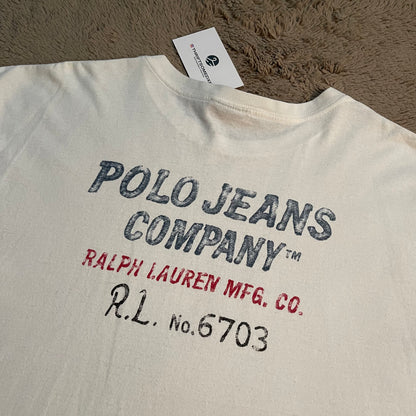 Polo Ralph Lauren White Tee (L)