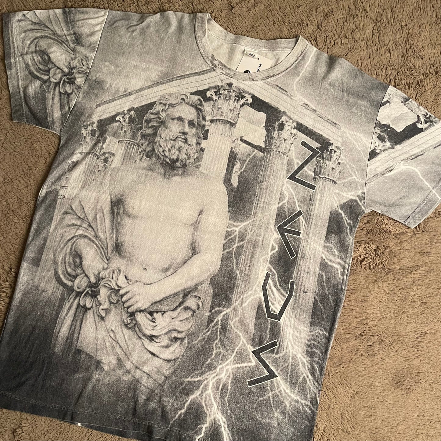 Zeus Greek Mythology AOP Tee (2XL)