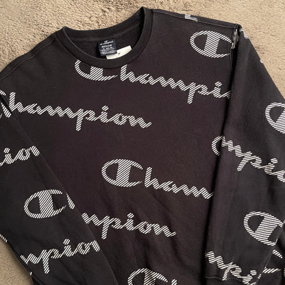 Champion Logo AOP Sweatshirt (M)