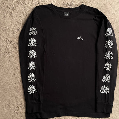 OBEY Roses Long Sleeve Shirt (M)