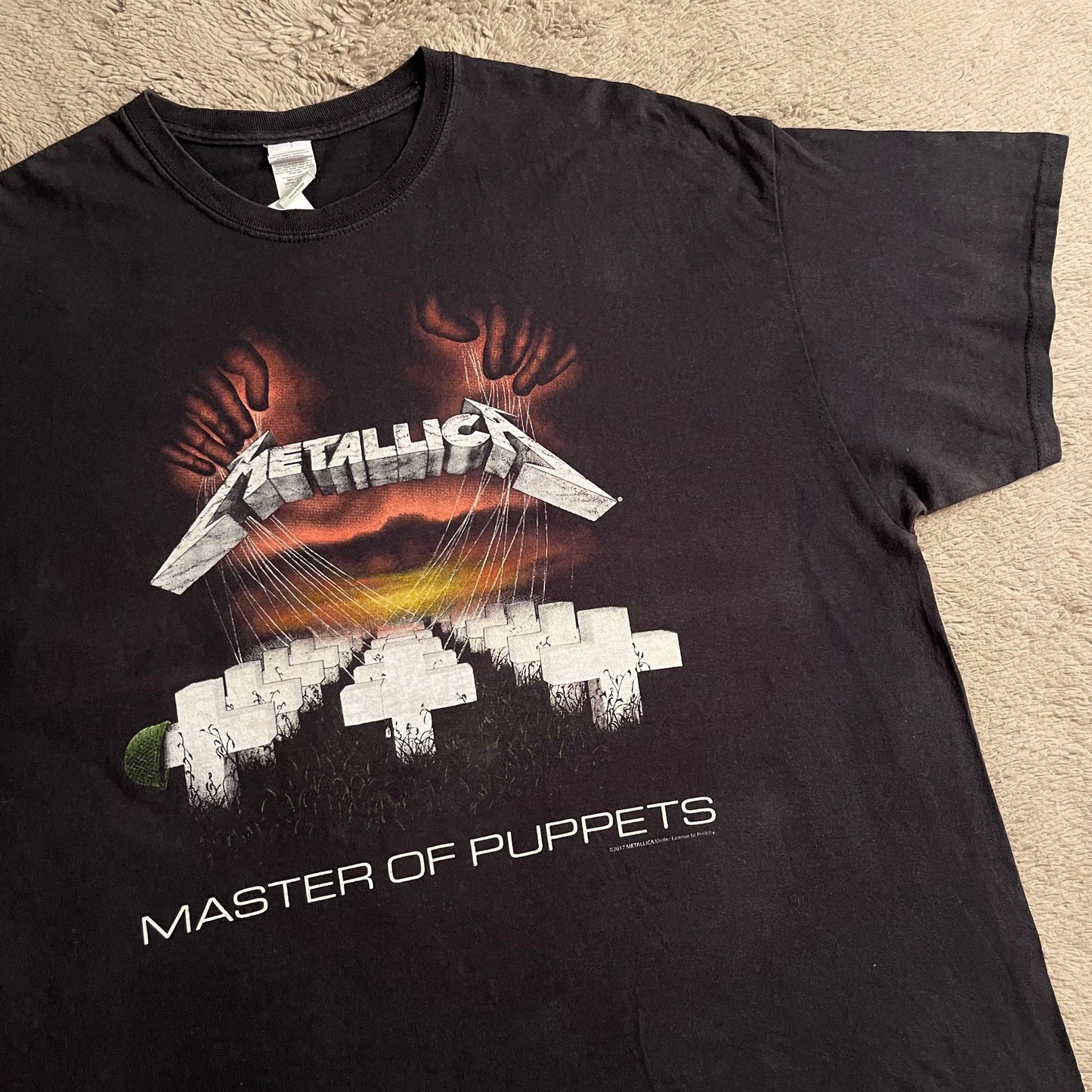 Metallica Master of Puppets 1986 Tour Tee (2XL)