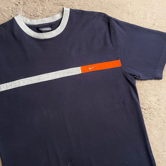 90s Nike Swoosh Tricolor Tee (L)