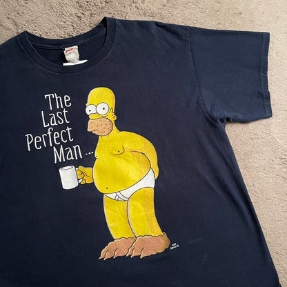 Homer Simpson "The Last Perfect Man" Graphic Tee (XL)