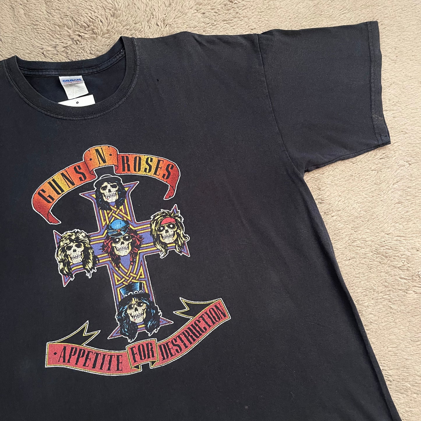 Guns N Roses: Appetite For Destruction Skull Tee (XL)