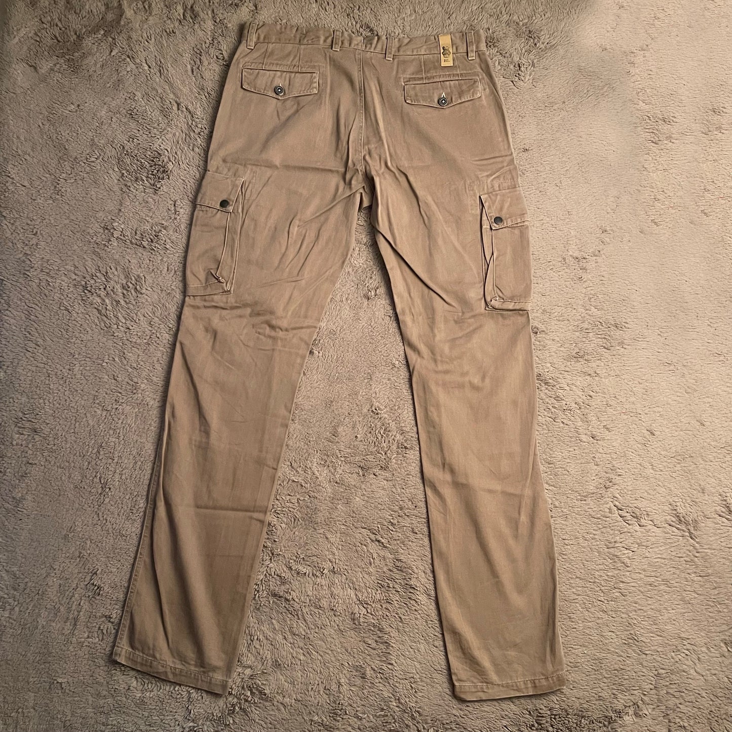 Ralph Lauren Khaki Cargo Pants (W34/L43)