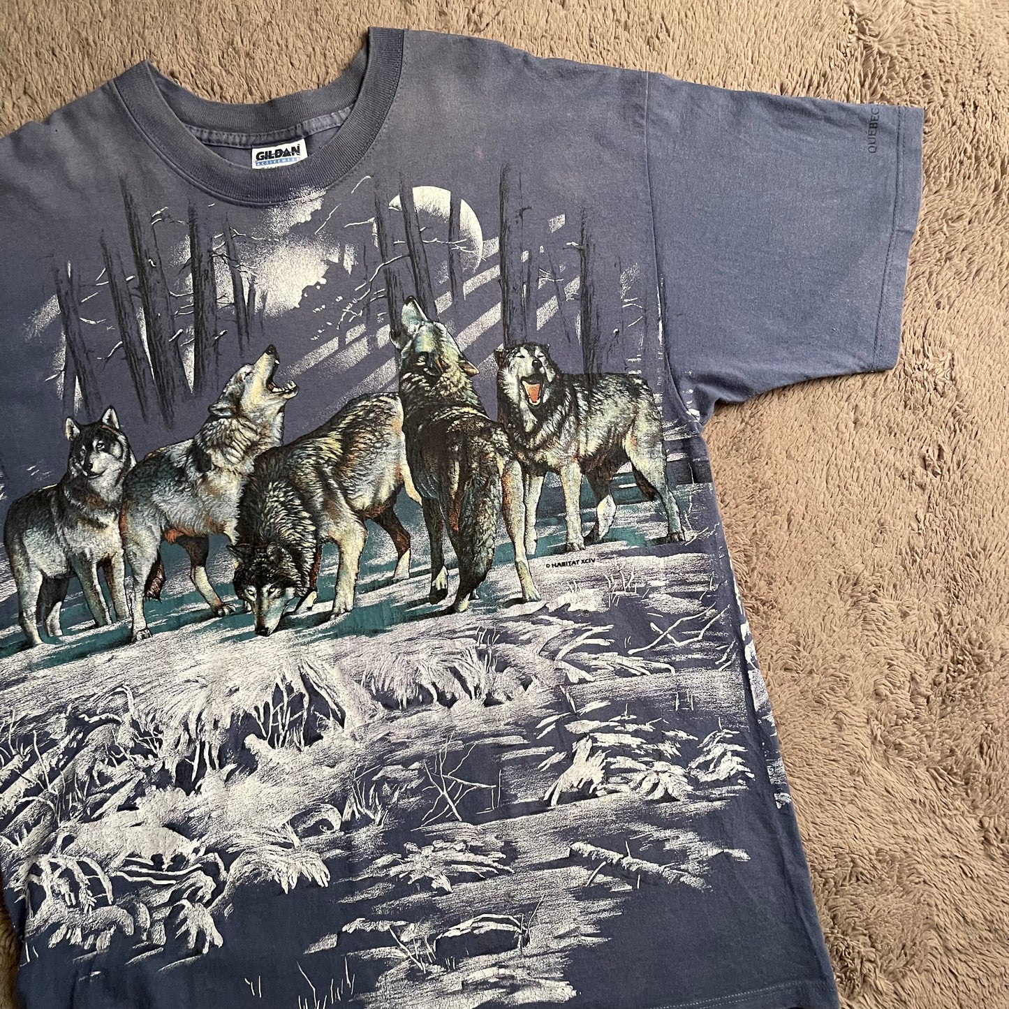AOP Howling Wolves Graphic Tee (XL)