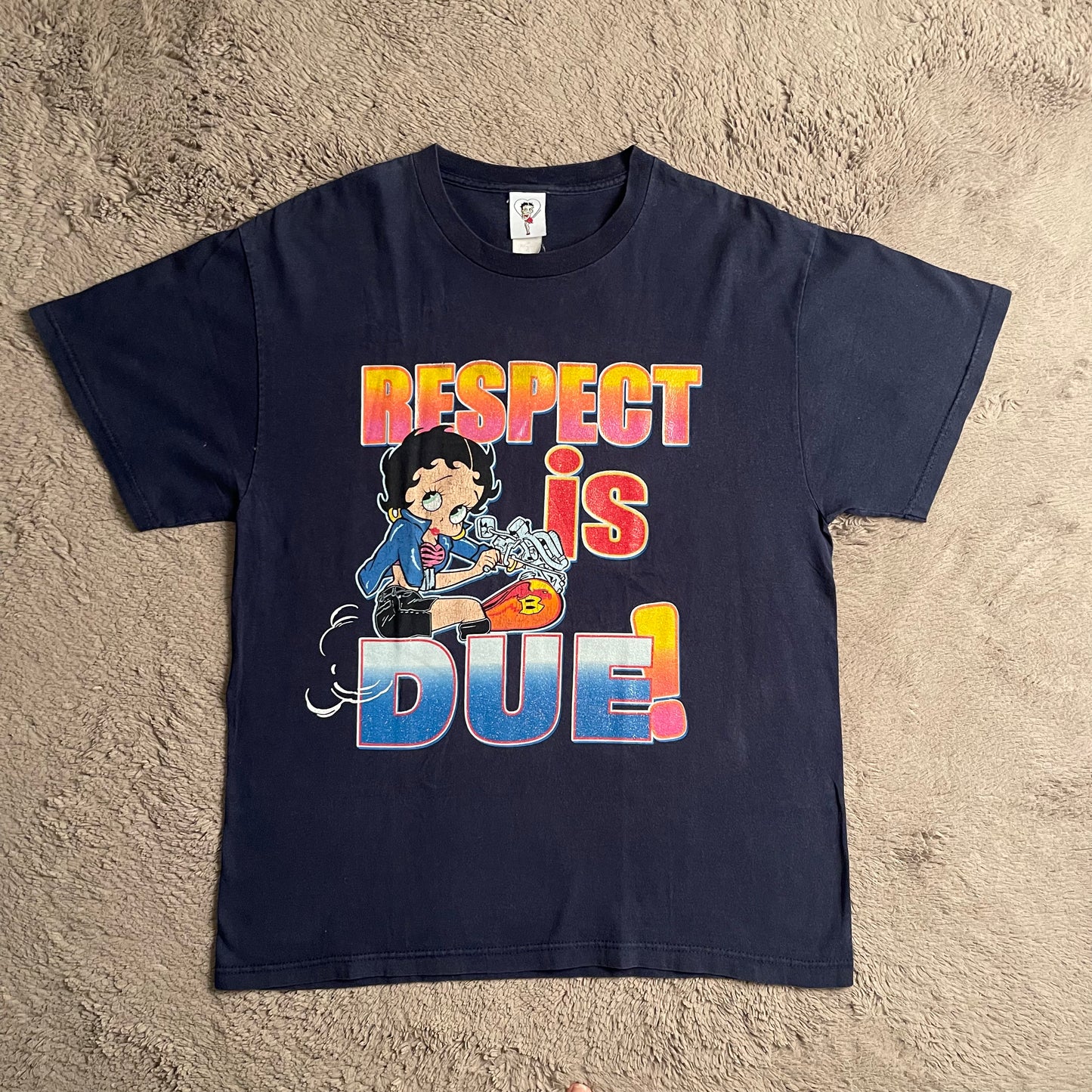 Betty Boop "Respect Is Due" Tee (XL)