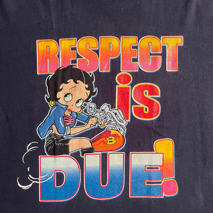 Betty Boop "Respect Is Due" Tee (XL)